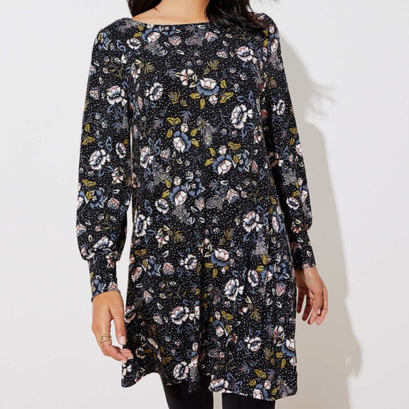 Loft Meadow Swing Dress Size Small - Picture 3 of 9